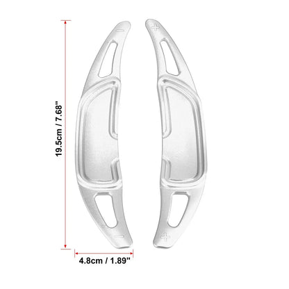 Steering Wheel Shift Paddle Silver Tone for Mercedes-Benz AMG A45 A35 (2016-2023)