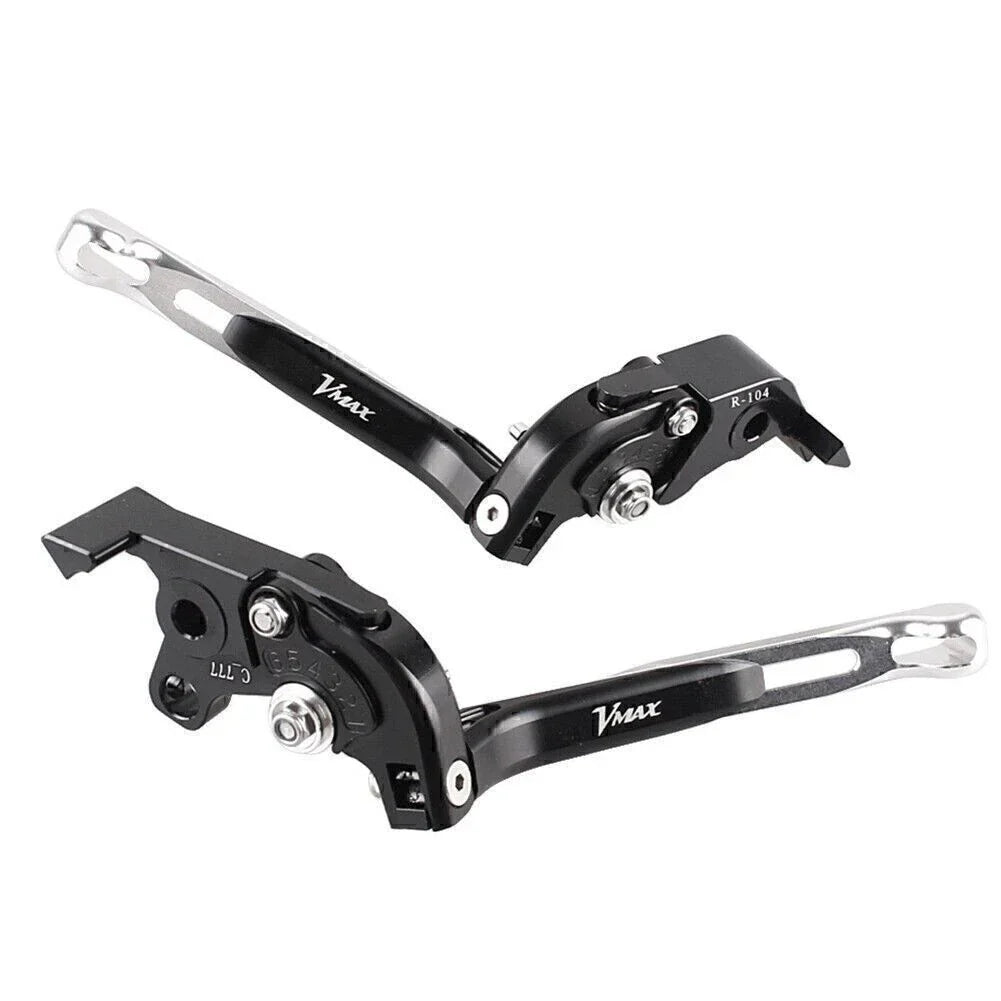 Foldable Brake Clutch Levers for Yamaha V-MAX 1700 (2009-2015) Black