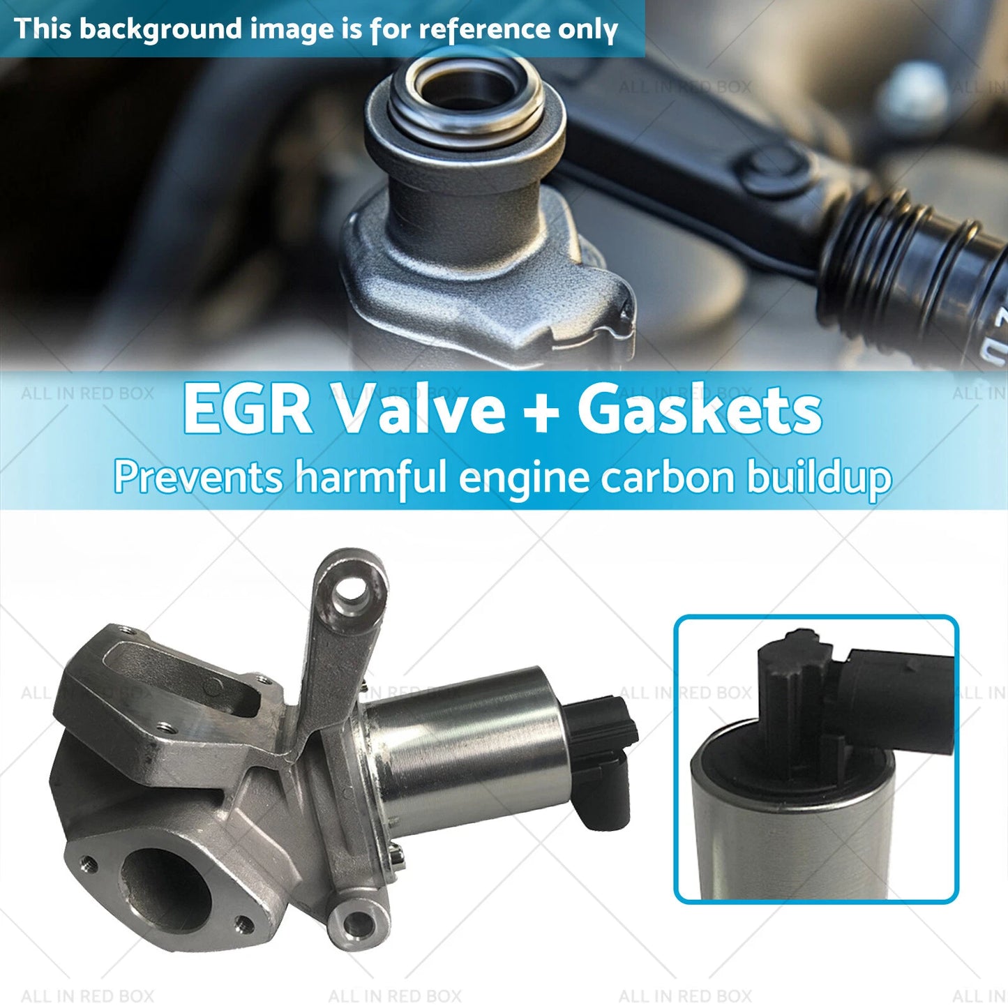 EGR Valve & Gaskets for Ssangyong Kyron SUV 2.0 2.7 Xdi 4x4 (2006-2012)