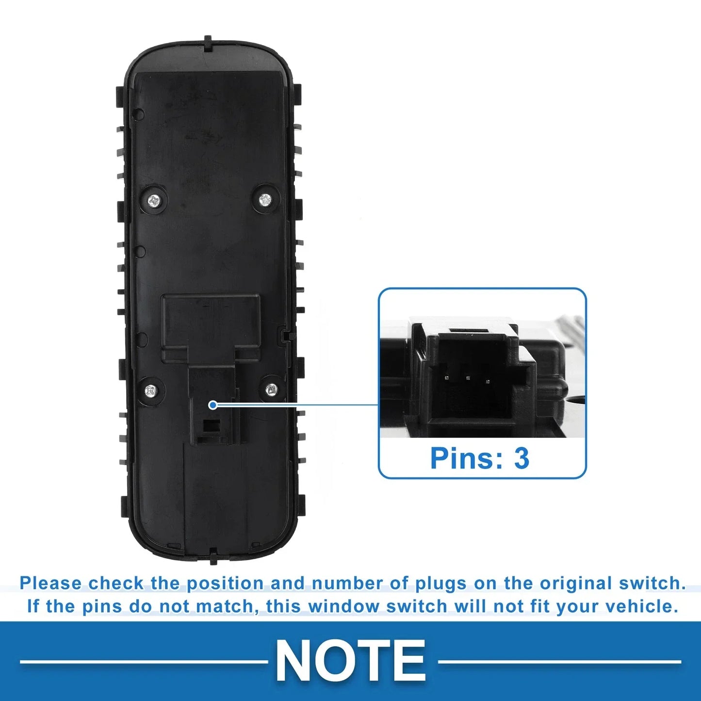 Power Window Switch for Mercedes-Benz A220 (2019-2023)