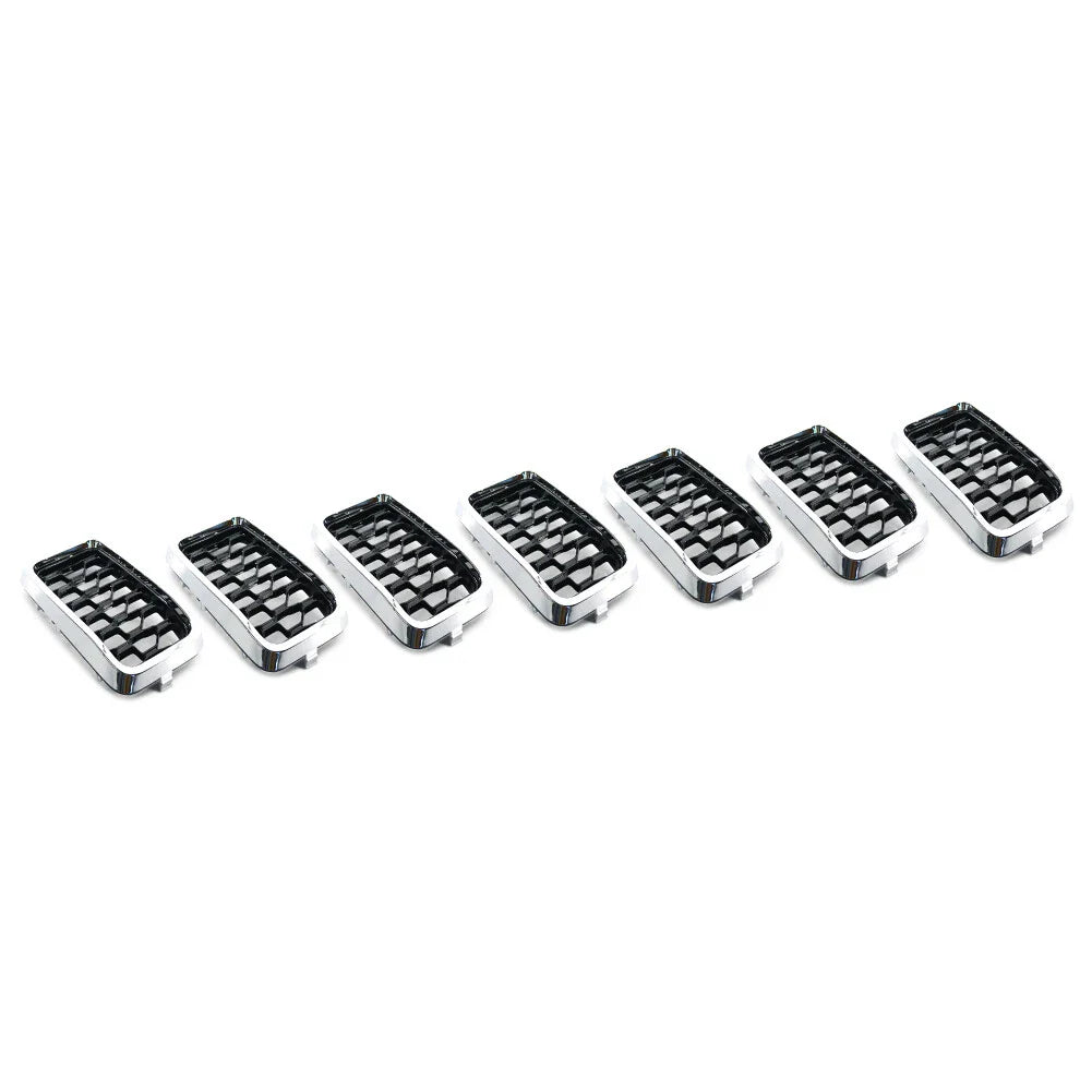 Honeycomb Mesh Grille Insert Cover Chrome for Jeep Grand Cherokee (2017-2021)