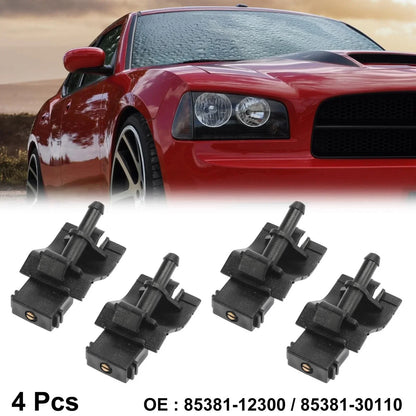 4 x Front Windshield Washer Nozzles for Toyota Lexus (2000-2023)