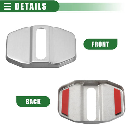 2 x Car Door Latch Lock Covers for Mercedes-Benz AMG GLC (2016-2023)
