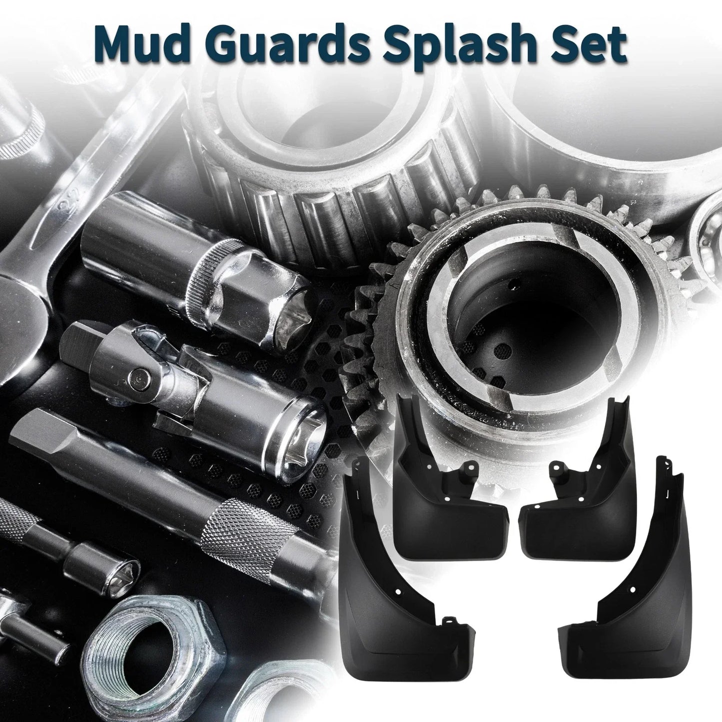 Mud Flaps Splash Guards 1 Set for Mercedes Benz GLE (2016-2023)