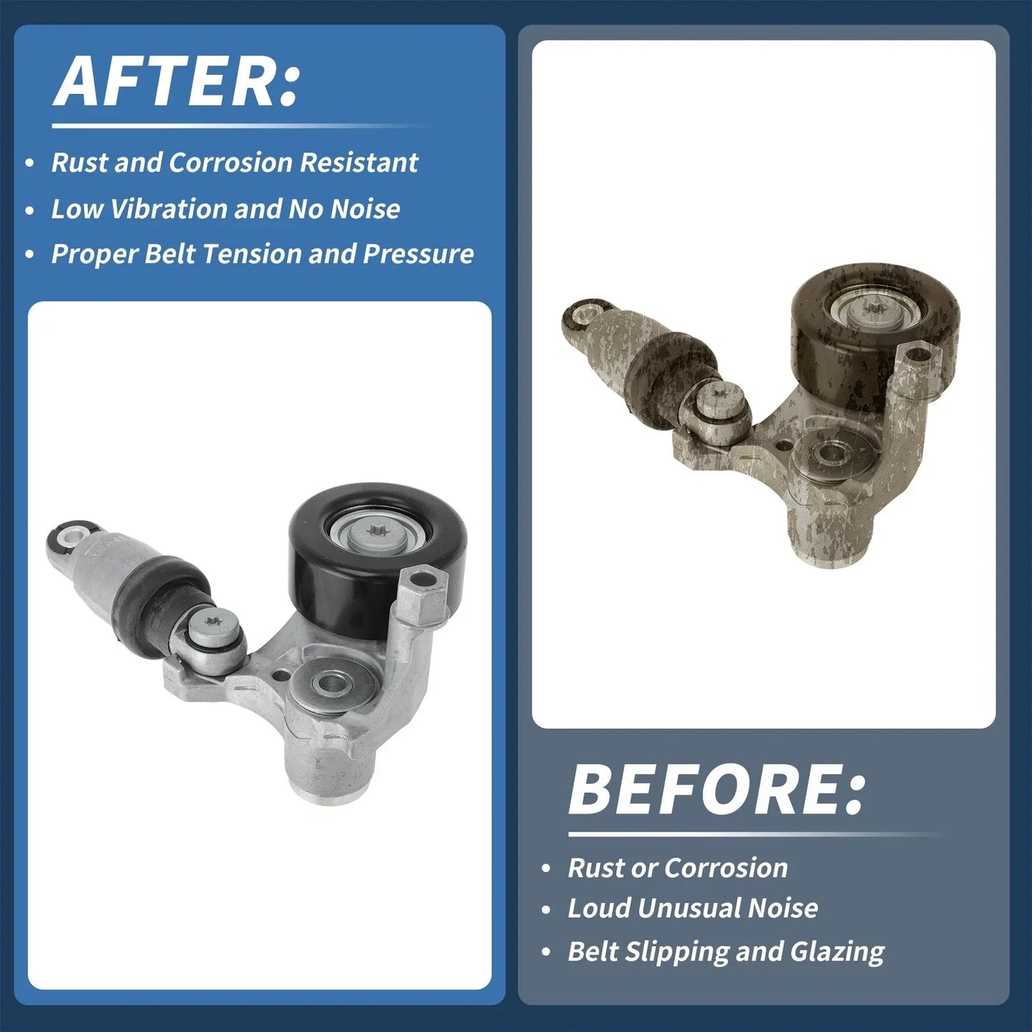 Belt Tensioner for Honda Civic (2017-2024) Metal 1 x Unit