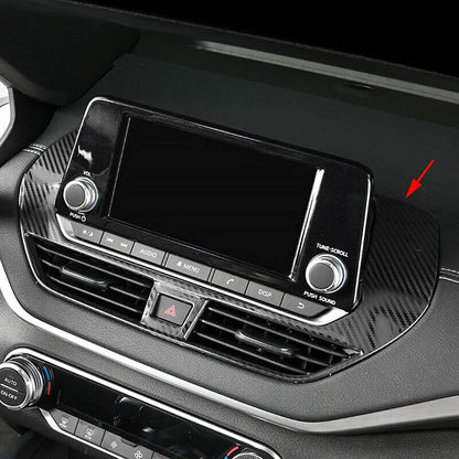 Carbon Fiber ABS Center Console Navigation Frame for Nissan Teana Altima (2019-2020)