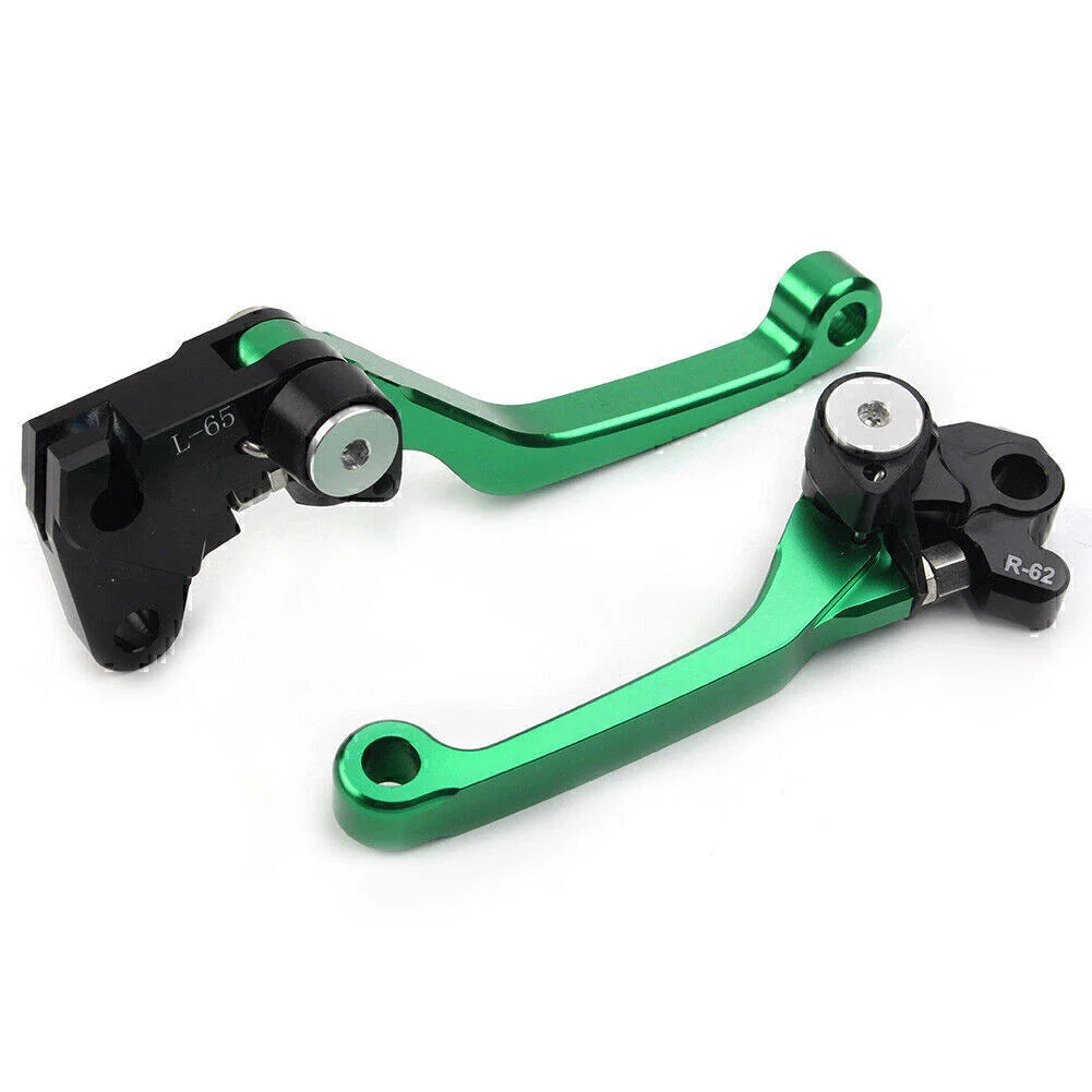 Green Pivot Brake Clutch Levers for YAMAHA WR 250F WR 450F (2003-2023)