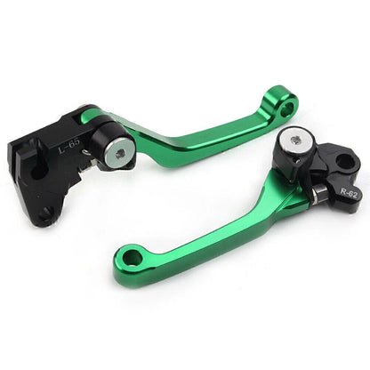 Green Pivot Brake Clutch Levers for YAMAHA WR 250F WR 450F (2003-2023)