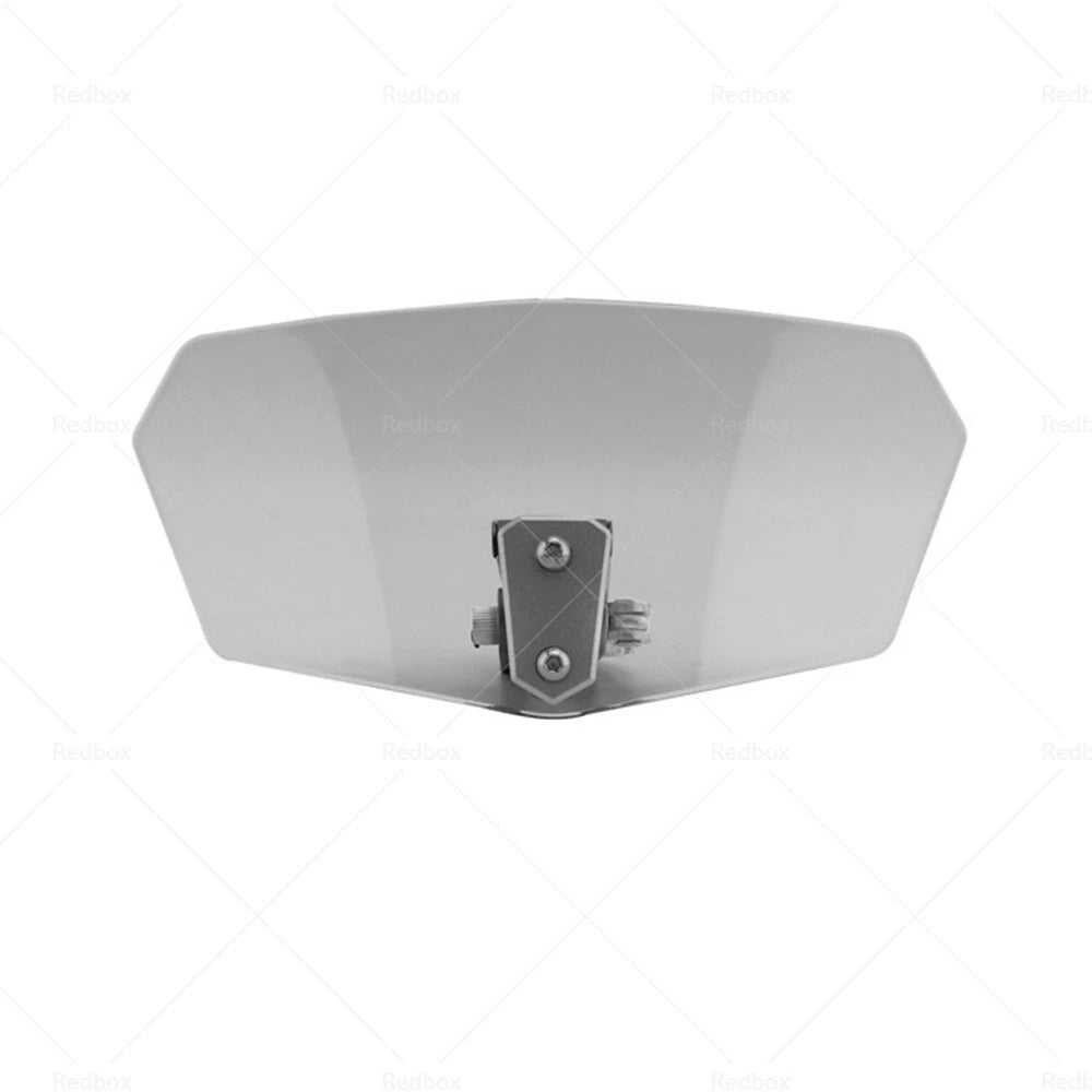 Smoke Windshield Clip-On Extension Spoiler for Motorcycle Windscreen