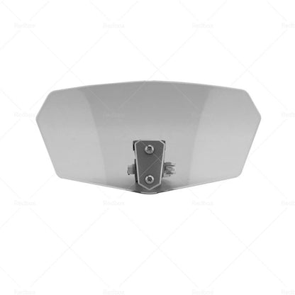 Smoke Windshield Clip-On Extension Spoiler for Motorcycle Windscreen