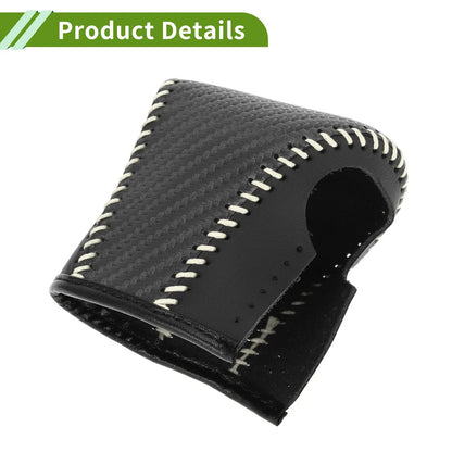 Gear Shift Knob Cover for Lexus ES300h 2018-2023 Black Carbon Fiber