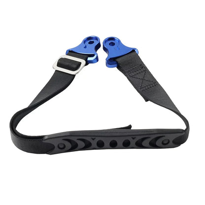 Blue Universal Adjustable Motorcycle Fork Rear Seat Rescue Strap Sling