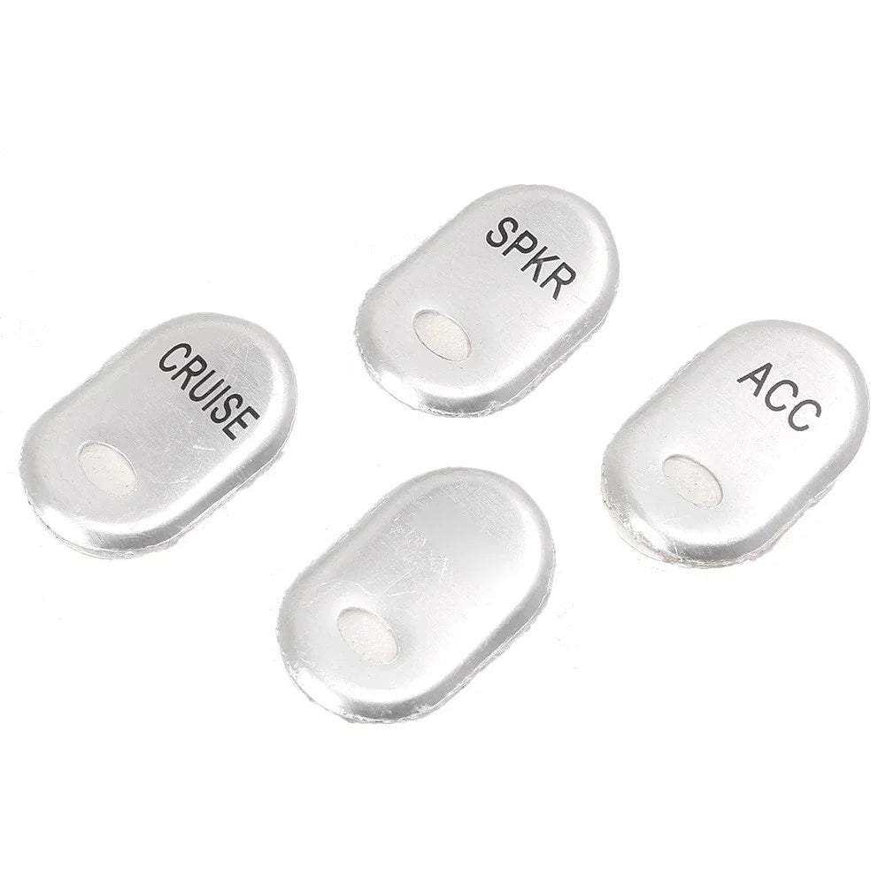 Stainless Steel Rocker Panel Switch Button Cover for Harley Touring FLHT FLTR (2014-2023)