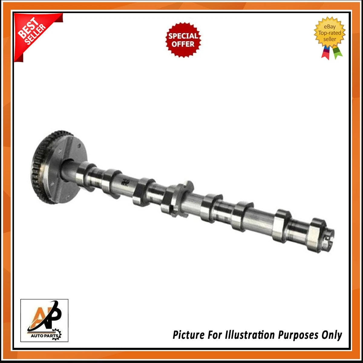 Camshaft for Volkswagen CCZB 2.0L Petrol Inlet Valves (2009–2014) Replacement