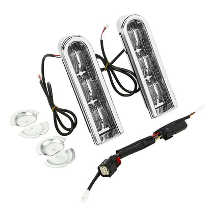Chrome LED Inserts Saddlebag Light for Harley Touring FLHX (2014-2024)