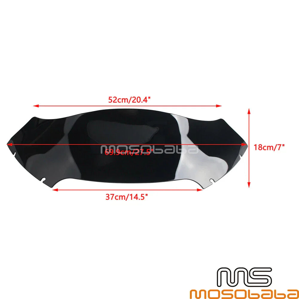7'' Windshield Deflector Cover for Harley Road Glide FLTRX (2015-2023)