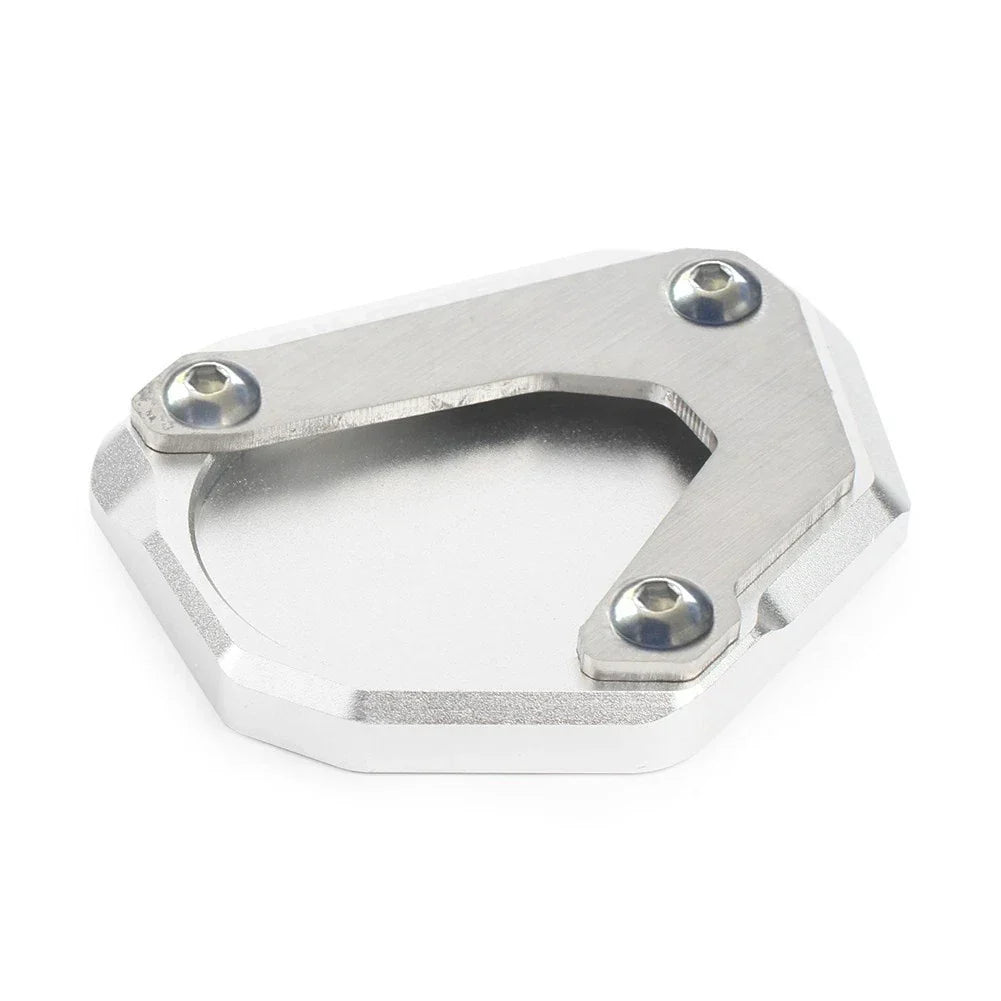 Kickstand Side Stand Enlarger Pad Silver for BMW R1200RT (2004-2017)