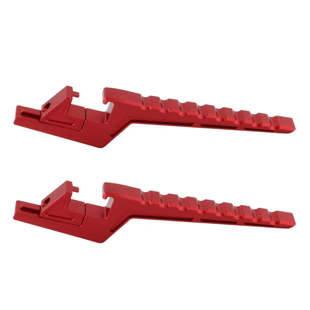 Red Passenger Foot Peg Extensions for Surron Light Bee X/S X/L1E (2020-2023)