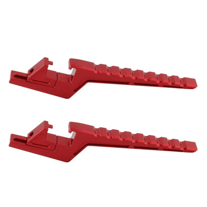 Red Passenger Foot Peg Extensions for Surron Light Bee X/S X/L1E (2020-2023)