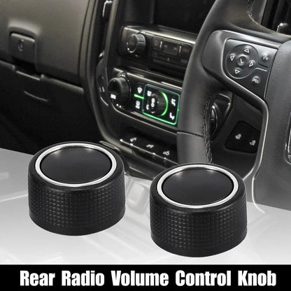 Rear Radio Volume Control Knob for Chevrolet GMC GM 22912547 Black