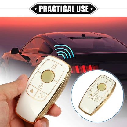 Key Fob Shell Cover Case for Mercedes Benz G-Class (2017-2021) TPU White