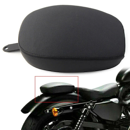 Black Rear Passenger Pillion Pad Seat for Sportster XL1200 883 2014-2016