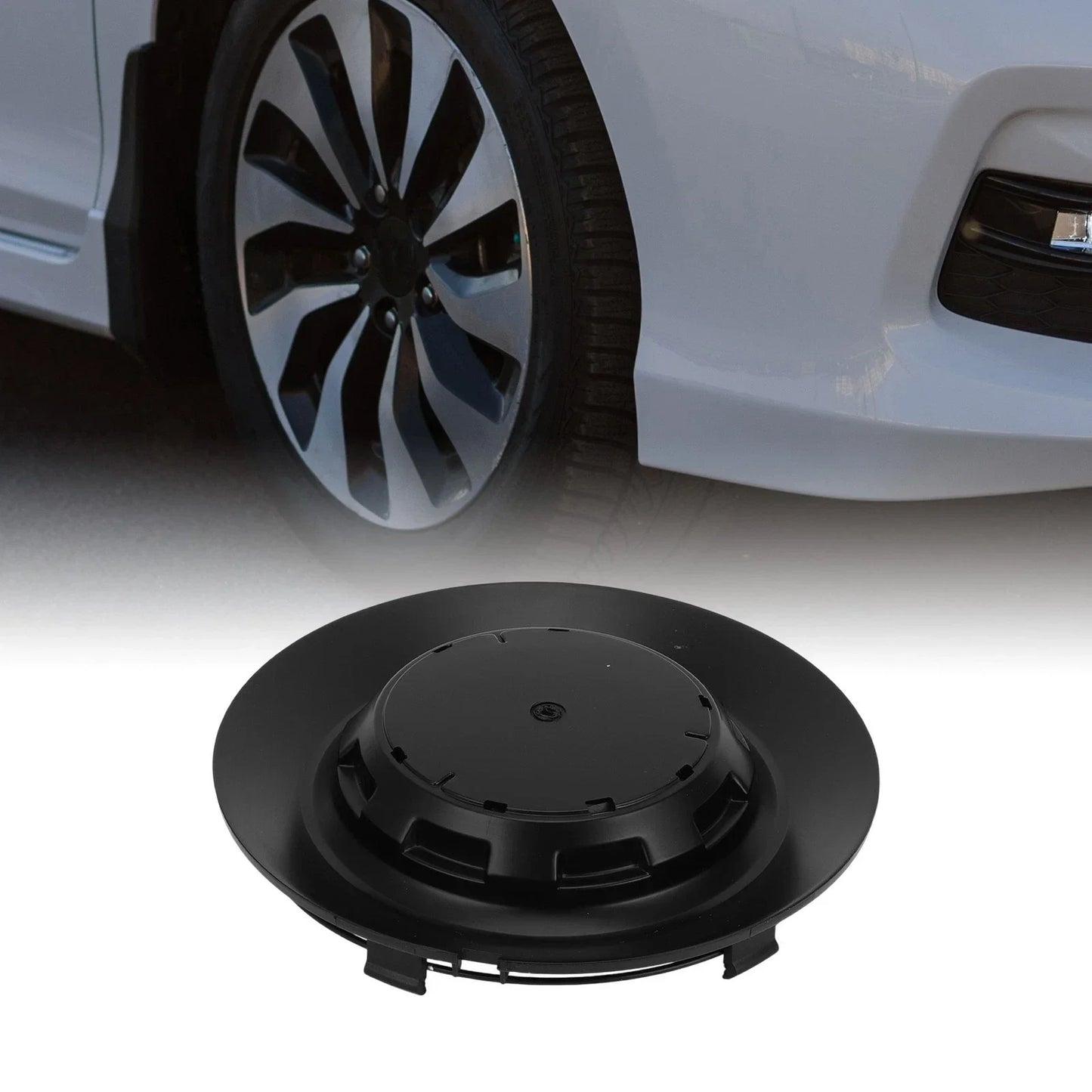 Wheel Center Cap for Mercedes-Benz C43 Black Plastic (1998-2000)