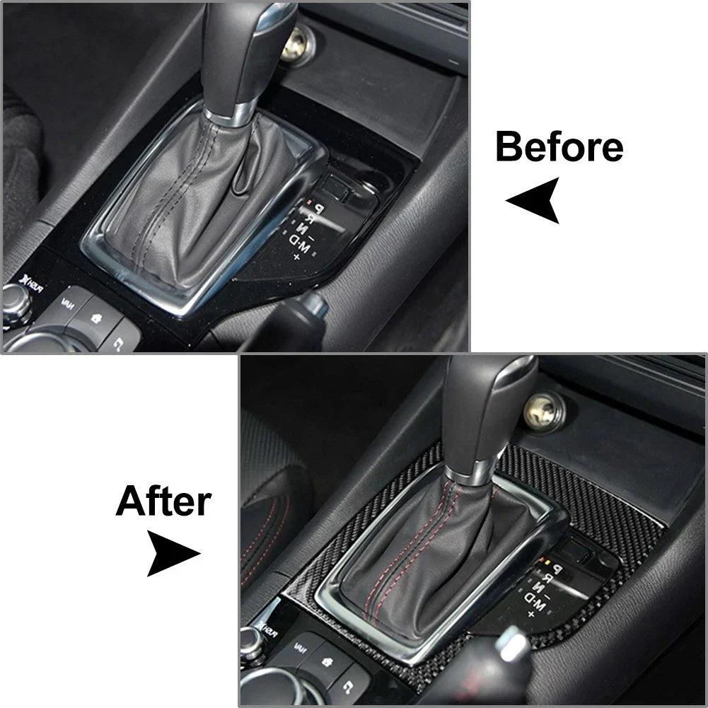 Inner Gear Shift Panel Frame Cover Trim for Mazda 3 Axela (2013-2018)