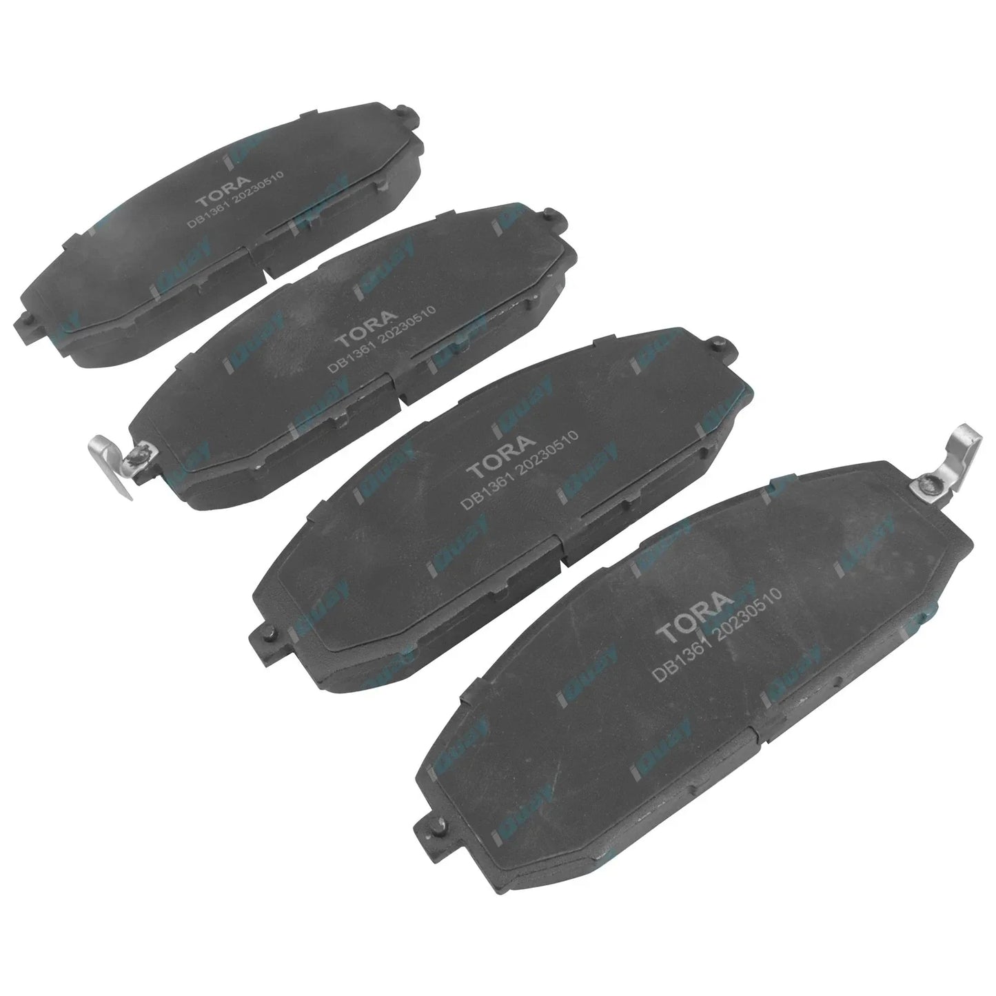 2 Front Disc Rotors Slotted + Drilled + 4x4 Brake Pads for Patrol GU Y61 1997~15