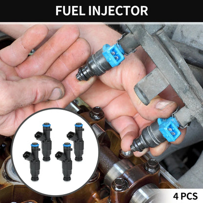 Fuel Injector 2.4L for Kia Optima (2009-2010) - 4 x Black Injectors