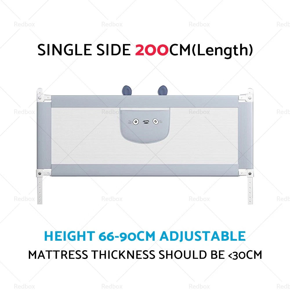 Adjustable Folding Kids Safety Bed Rail for Toddler Cot Guard