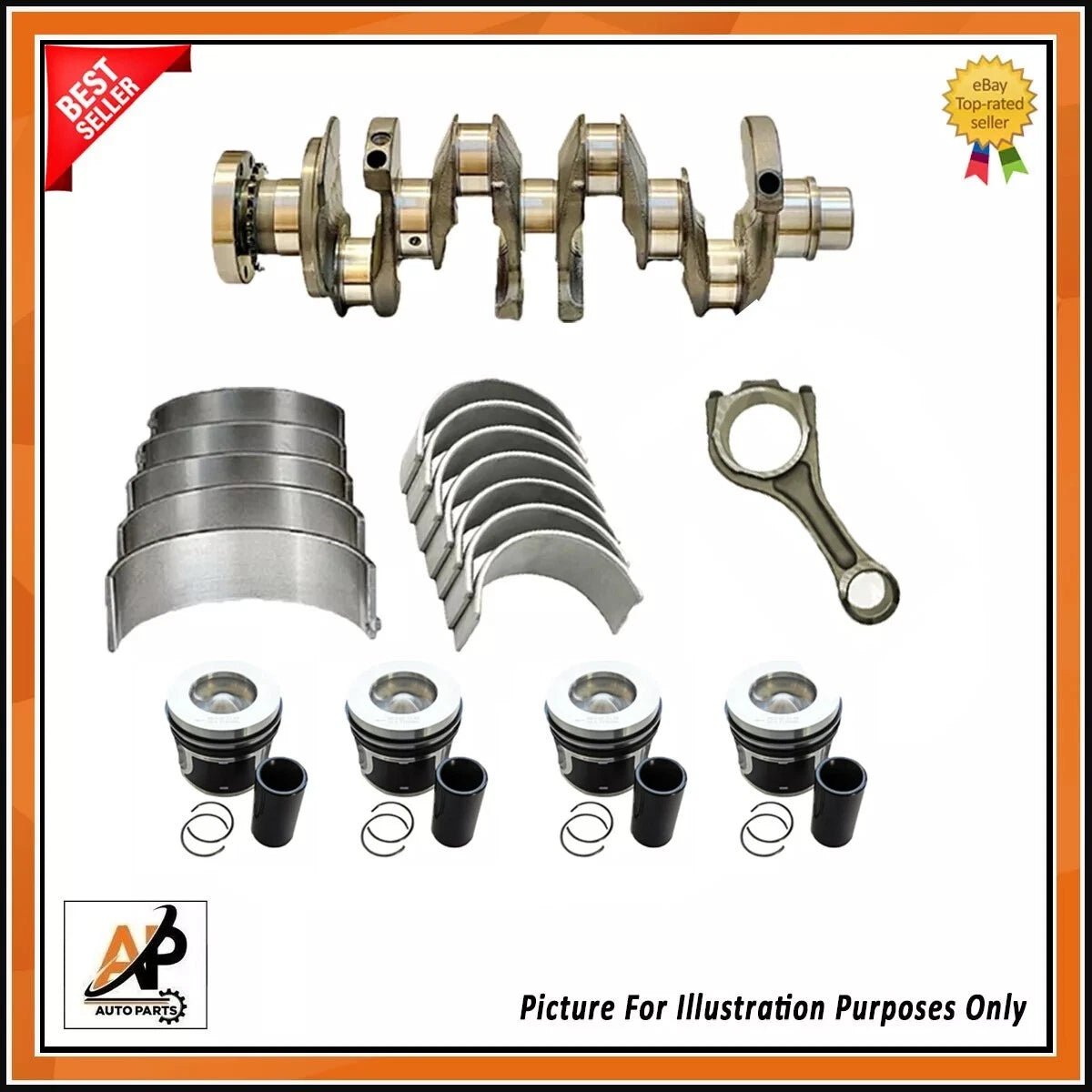 Crankshaft Rebuild Kit for Land Rover Discovery 2.0L 204DTD (2011–2016)