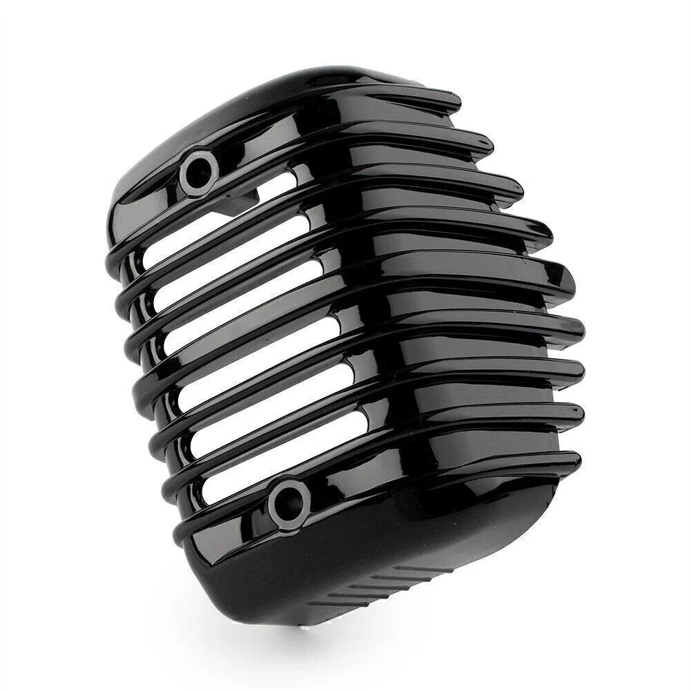 Black Voltage Regulator Cover for Harley Softail 2001-2017