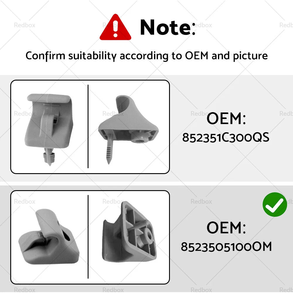 Sun Visor Clip for Hyundai i20, Getz (2008-2015)