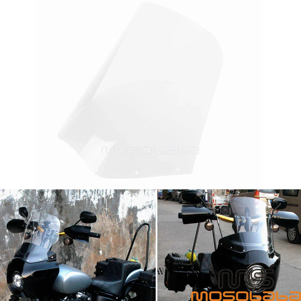 15'' Clear Windshield Screen for Harley Softail Dyna