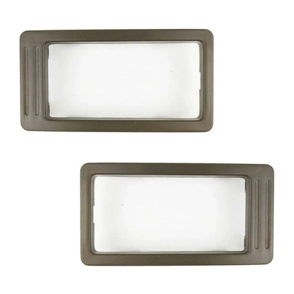 Side Cover Air Con Grille Grey Pair Fits Nissan Hardbody Navara D21 UTE 1986-97