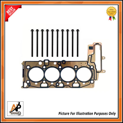 Cylinder Head Gasket Kit with Head Bolts for BMW 5 Series N47 (2005–2015)