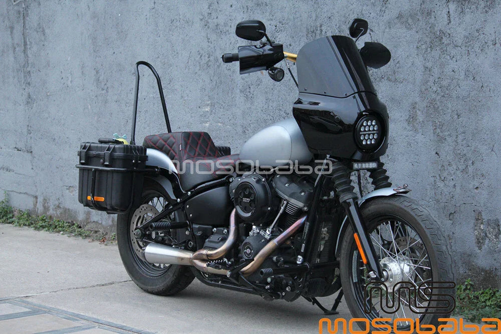 LS 2-UP Seat w/Fender Mount for Harley Softail Street Bob FXBB FXBBS (2018)