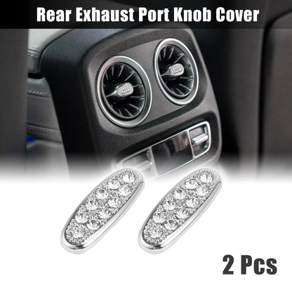 2 x Car Bling Rear Exhaust Port Knob Covers for Mercedes-Benz CLA (2019-2023)