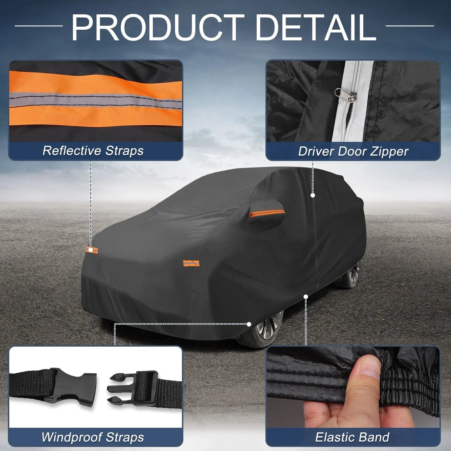 Waterproof Aluminum Film Car Cover for Honda Prologue (2023)