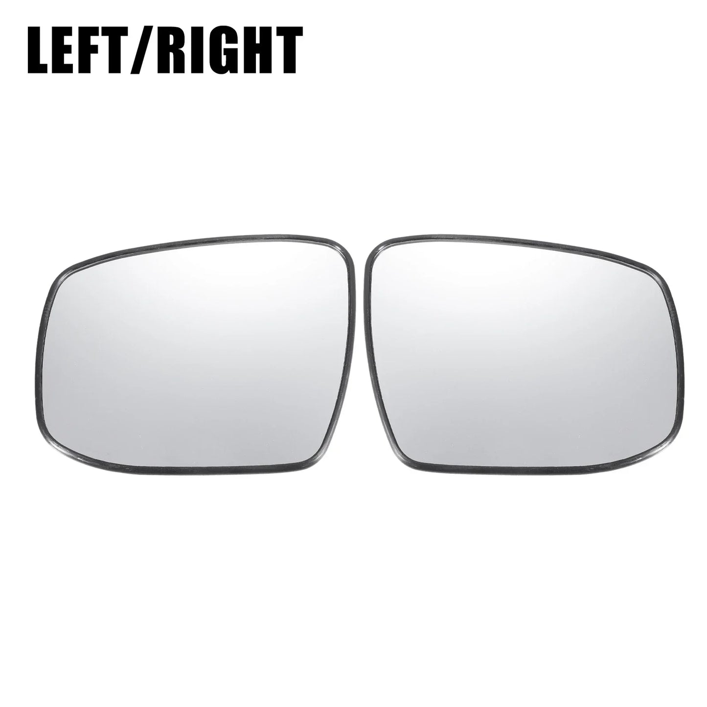 Pair White Mirror Glass w/ Back Non-heated for Honda Jazz Fit (2001-2023)