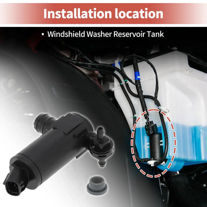 Windshield Washer Pump for Honda CR-V EX EX-L LX Touring (2017-2023)