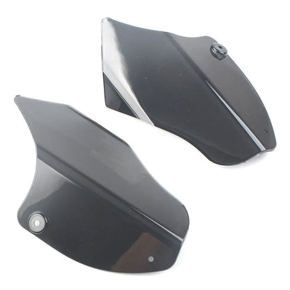 Tan ABS Plastic Saddle Shields for Harley Softail Fatboy (2000-2017)