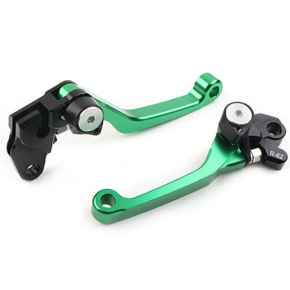 CNC Green Pivot Brake Clutch Levers for Suzuki RM125 RM250 RM85 (2001-2023)