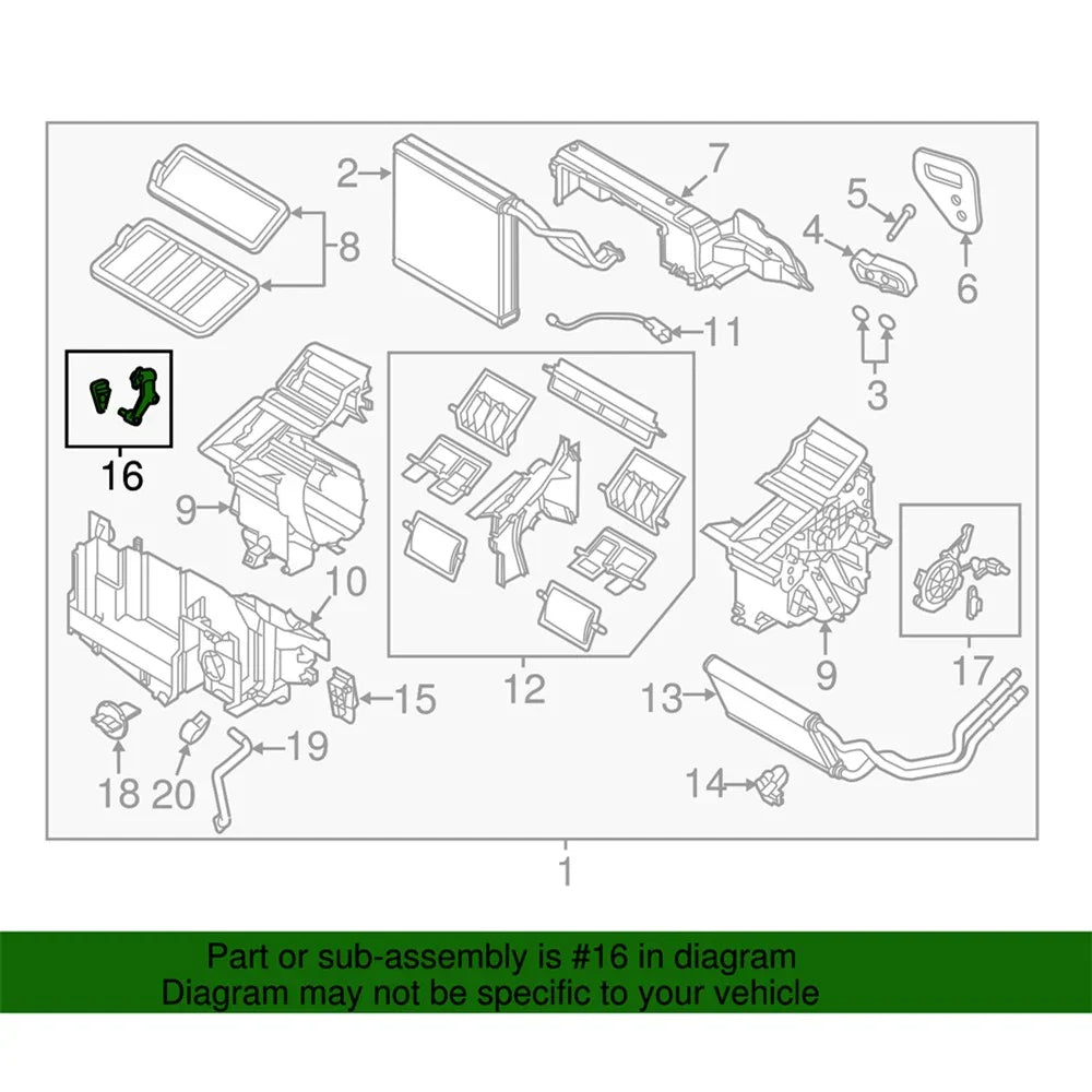Temperature Link Set Assembly for Mazda 3 (2014-2018)