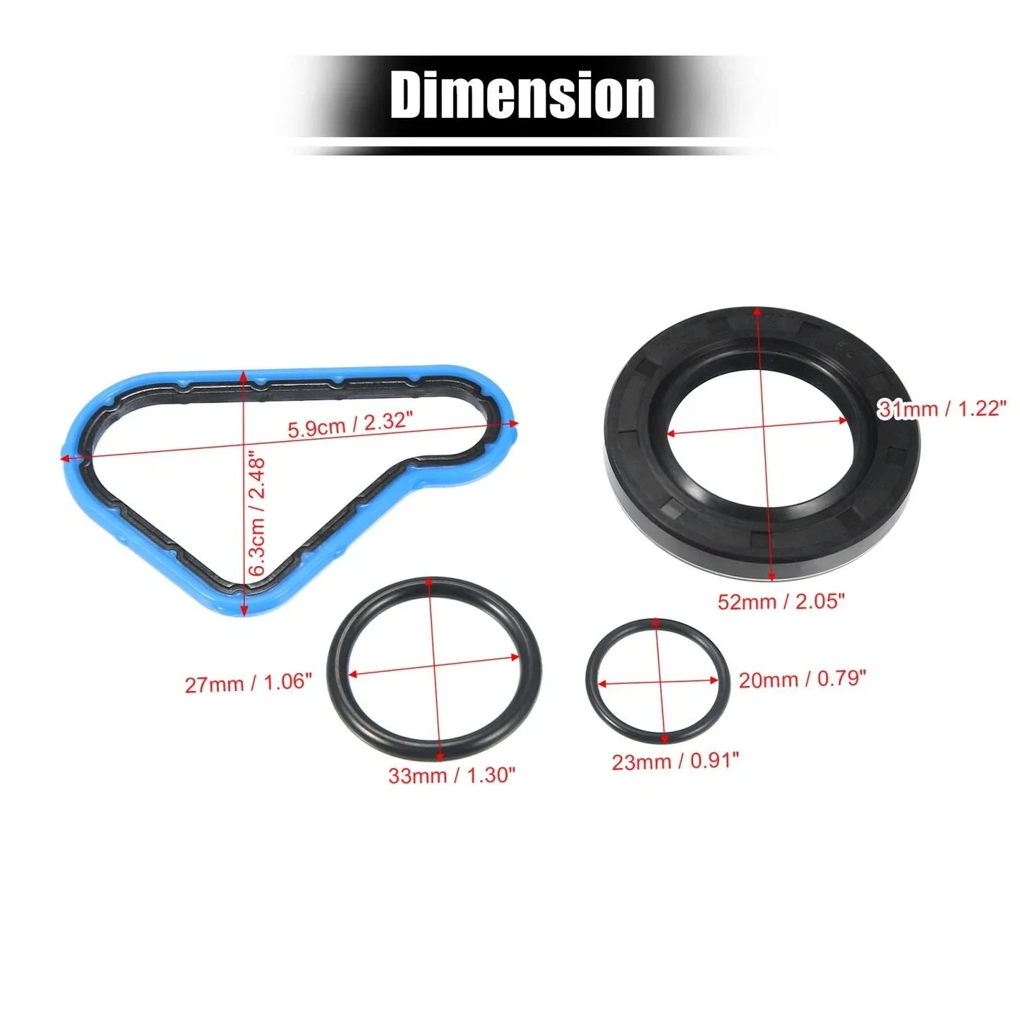 Engine Timing Cover Gasket for Chrysler Dodge Ram 3.7L 4.7L (2002-2011)