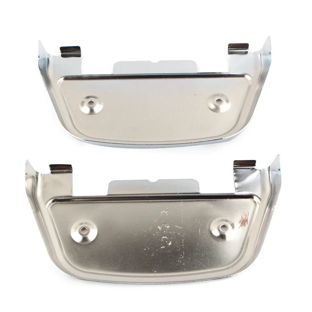Chrome Passenger Footboard Covers for Harley Touring Road Glide (2014-2023)