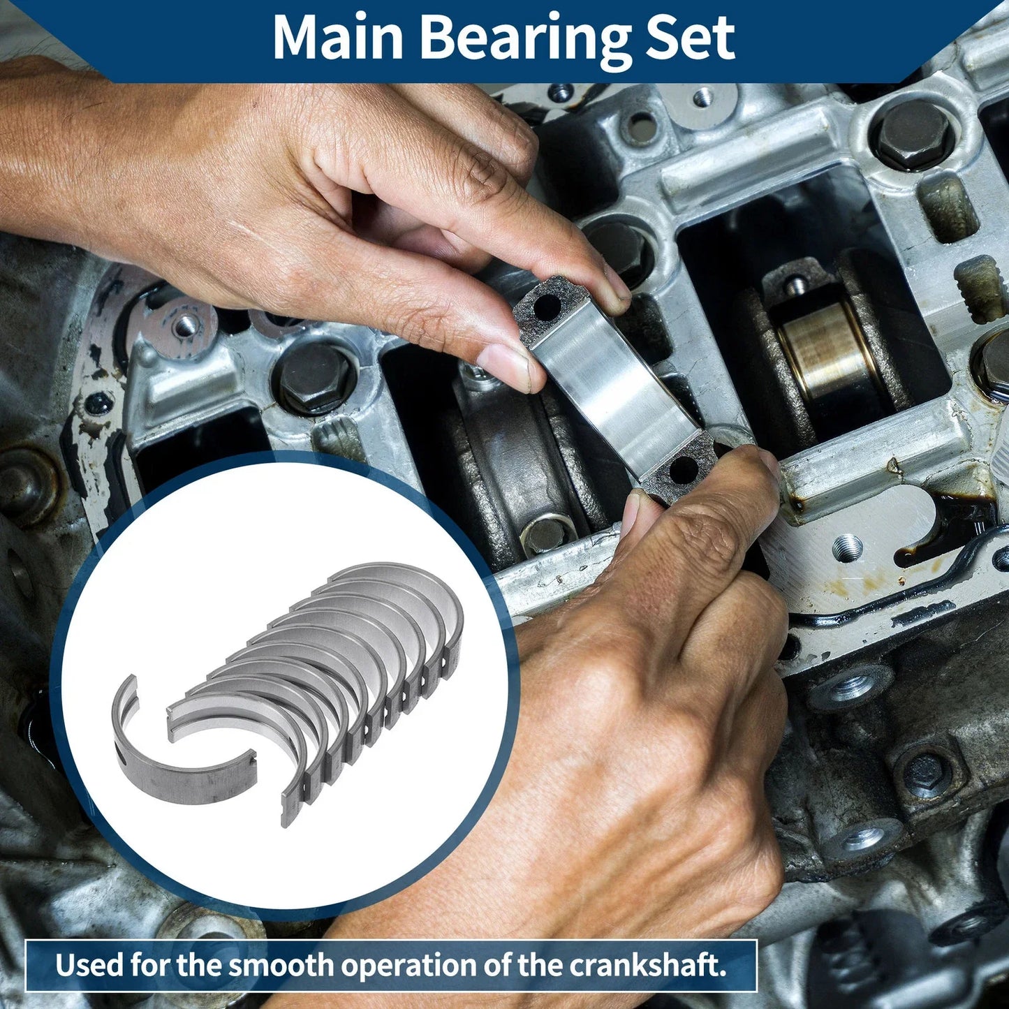 Main Bearing Set for Hyundai Accent (2018-2022)