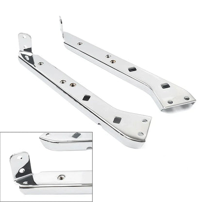 Saddlebag Rail Support Brackets for Harley Touring 1985-2008 Chrome