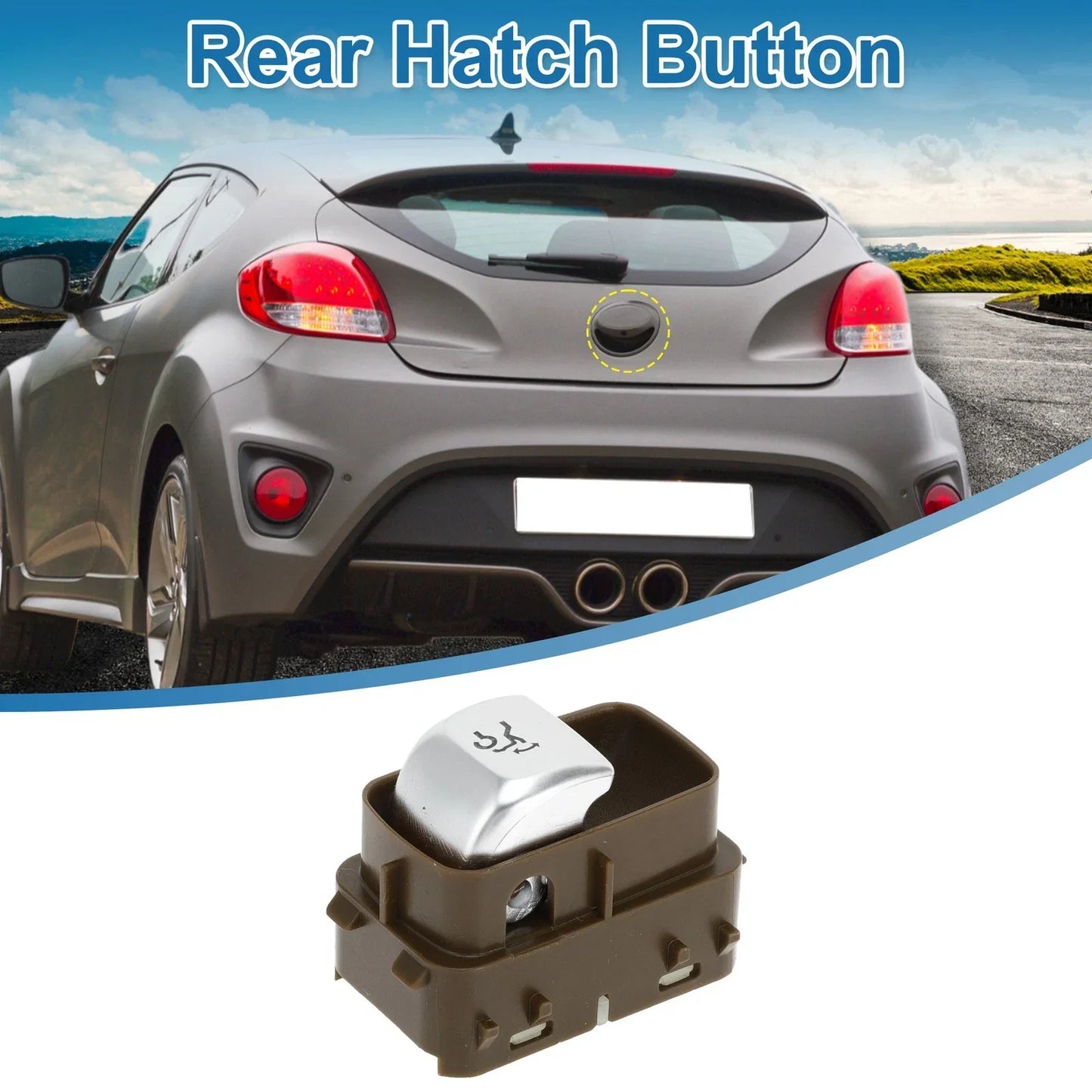 Trunk Release Switch for Mercedes C300 C400 C63 AMG Brown (2015-2020)